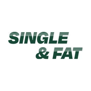 singleandfat brand logo for singleandfat.com