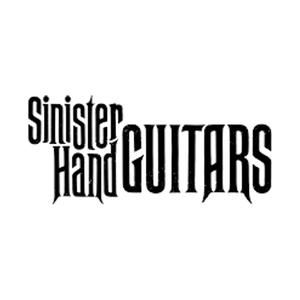 sinisterhandguitars brand logo for sinisterhandguitars.com