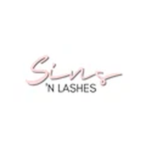 Sins 'n Lashes brand logo for sinsnlashes.com