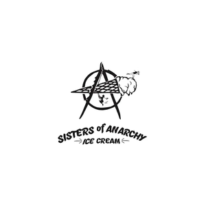 sistersofanarchyicecream brand logo for sistersofanarchyicecream.com