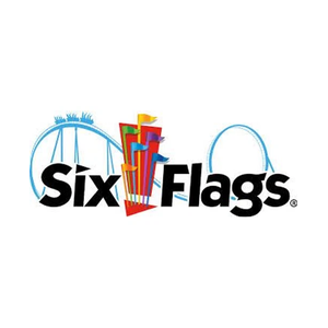 Sixflags brand logo for merch.sixflags.com