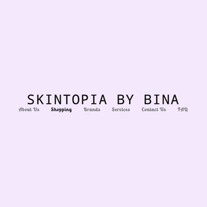 skintopiabybina brand logo for skintopiabybina.com