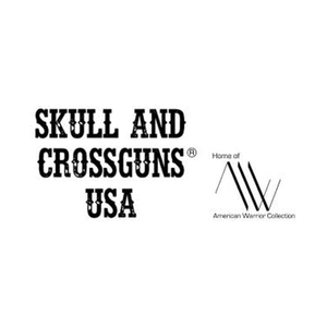 skullandcrossguns brand logo for skullandcrossguns.com