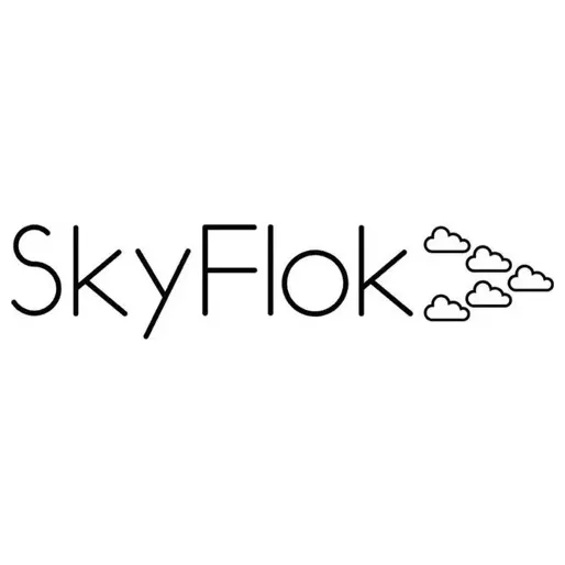 skyflok brand logo for skyflok.com