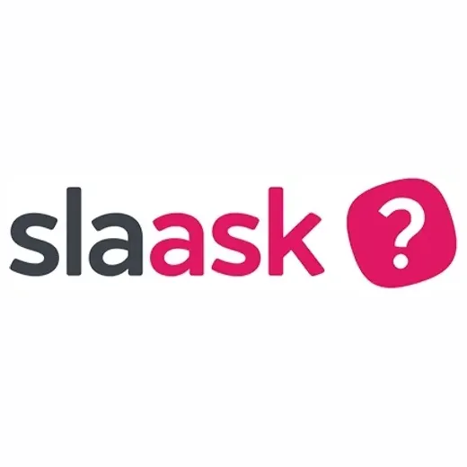 Slaask brand logo for get.slaask.com