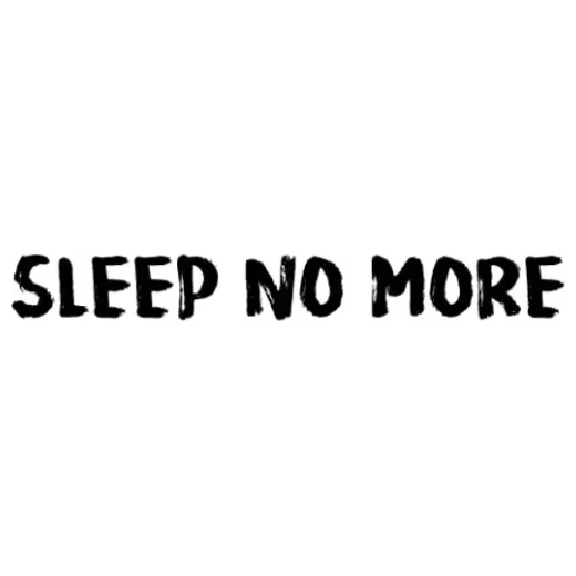 sleep-no-more brand logo for sleep-no-more.com