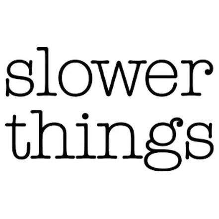 slowerthings brand logo for slowerthings.com