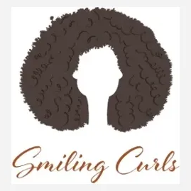 smilingcurls brand logo for smilingcurls.com