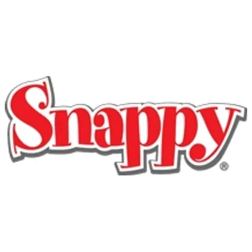 snappypopcorn brand logo for snappypopcorn.com