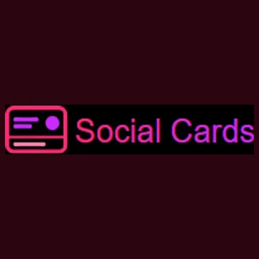 social brand logo for social.cards