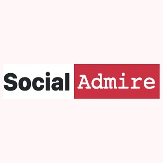 socialadmire brand logo for socialadmire.com