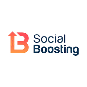 socialboosting brand logo for socialboosting.com