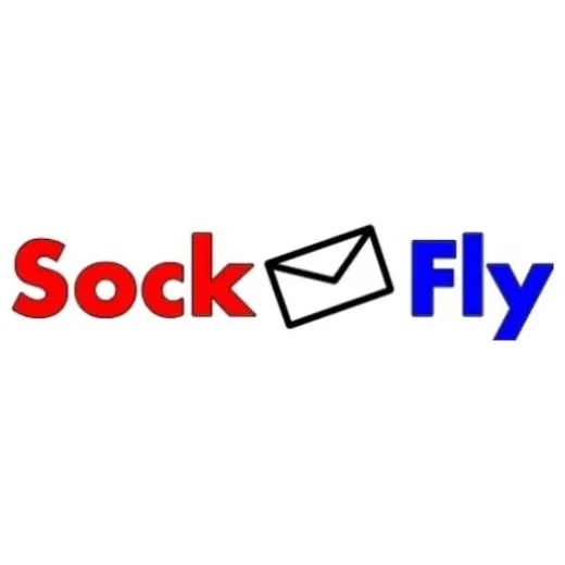 sockfly brand logo for sockfly.com