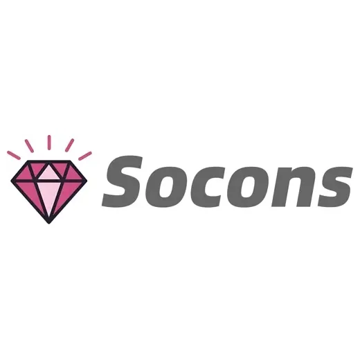 socons brand logo for socons.com