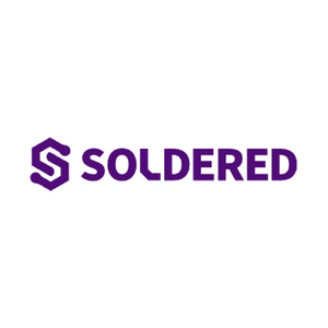 soldered brand logo for soldered.com