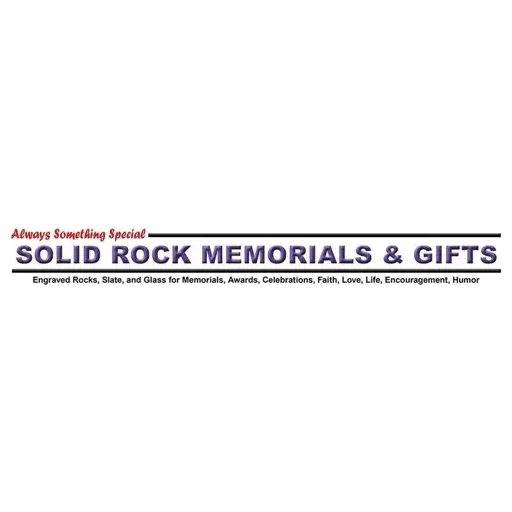 solidrockmemorials brand logo for solidrockmemorials.com