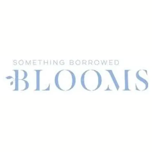 somethingborrowedblooms brand logo for somethingborrowedblooms.com