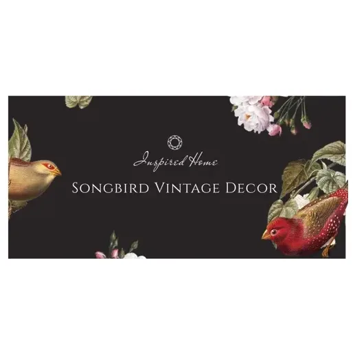 songbirdvintagedecor brand logo for songbirdvintagedecor.com