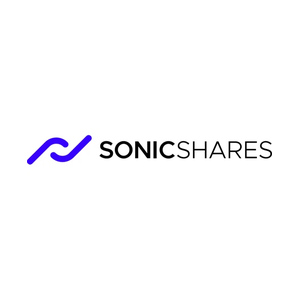 sonicshares brand logo for sonicshares.com