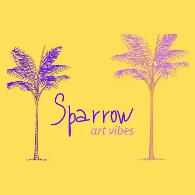 sparrowartvibes brand logo for sparrowartvibes.boutique