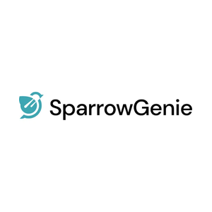 sparrowgenie brand logo for sparrowgenie.com
