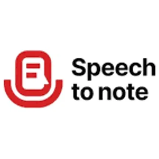 speechtonote brand logo for speechtonote.com
