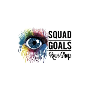 squadgoalsraveshop brand logo for squadgoalsraveshop.com