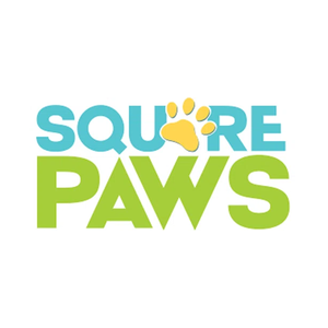 squarepaws brand logo for squarepaws.com