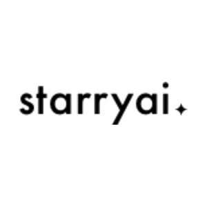 starryai brand logo for starryai.com