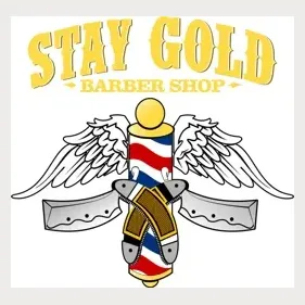 staygoldbarbershop brand logo for staygoldbarbershop.com