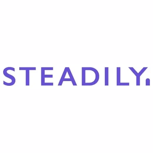 steadily brand logo for steadily.com