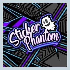 stickerphantom brand logo for stickerphantom.com