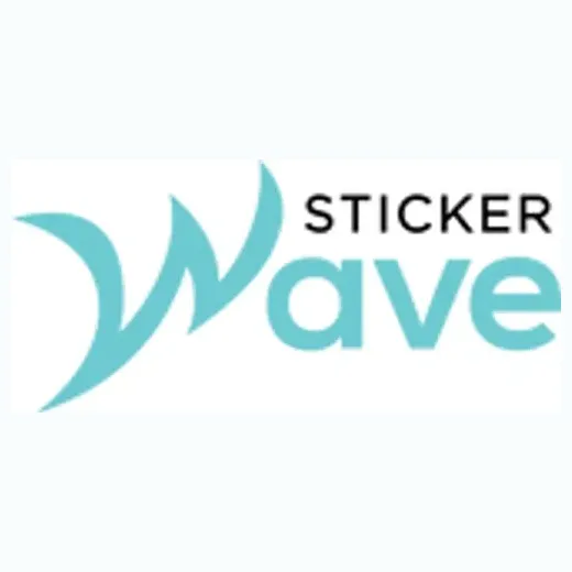 stickerwave brand logo for stickerwave.com
