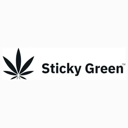 stickygreenflower brand logo for stickygreenflower.com