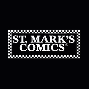 stmarkscomics brand logo for stmarkscomics.com