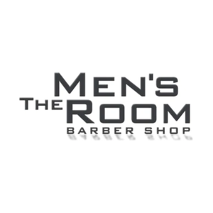 Mensroombarbershop brand logo for store.mensroombarbershop.com