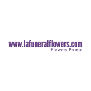 Lafuneralflowers brand logo for stores.lafuneralflowers.com