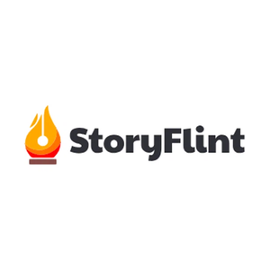 storyflint brand logo for storyflint.com