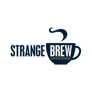 Myshopify brand logo for strangebrewcoffeehouse.myshopify.com