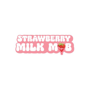 Strawberry Milk Mob brand logo for strawberrymilkmob.com