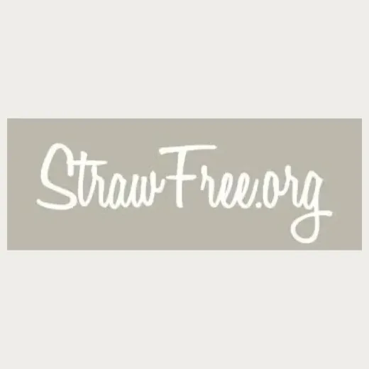 strawfree brand logo for strawfree.org
