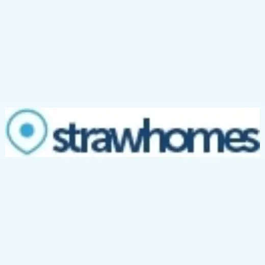 strawhomes brand logo for strawhomes.com