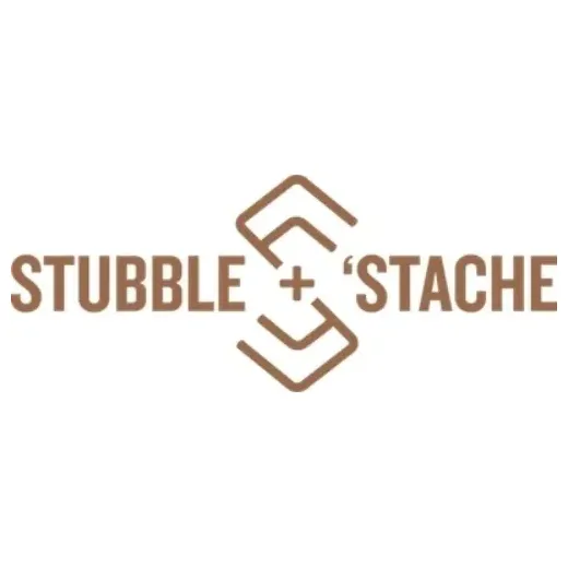 stubbleandstache brand logo for stubbleandstache.com