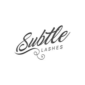 subtlelashes brand logo for subtlelashes.com