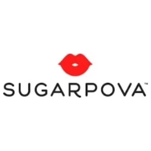 sugarpova brand logo for sugarpova.com