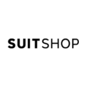 suitshop brand logo for suitshop.com