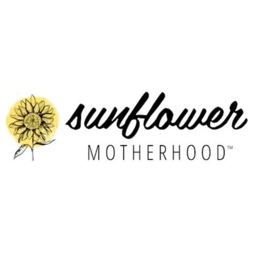 sunflowermotherhood brand logo for sunflowermotherhood.com