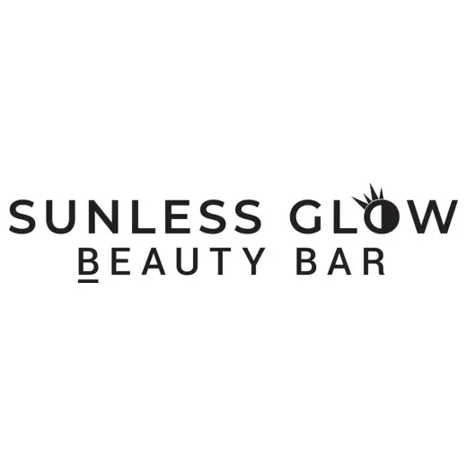 sunlessglowbeautybar brand logo for sunlessglowbeautybar.com
