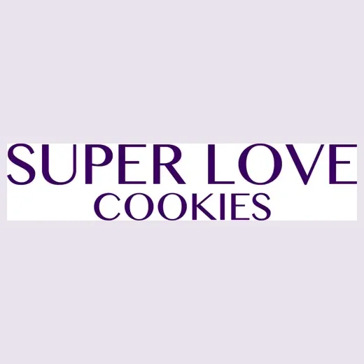 superlovecookies brand logo for superlovecookies.com