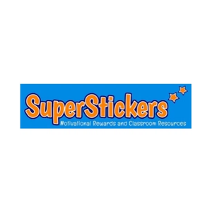 Superstickers brand logo for superstickers.com